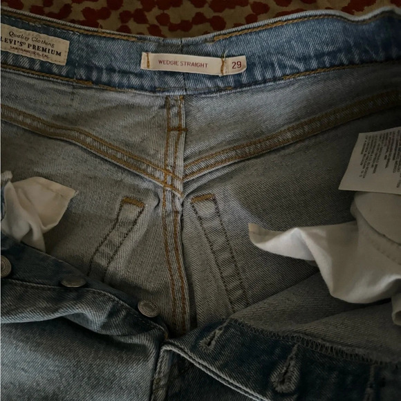 Custom Altered Levi Wedgie Straight leg jeans - Picture 16 of 16